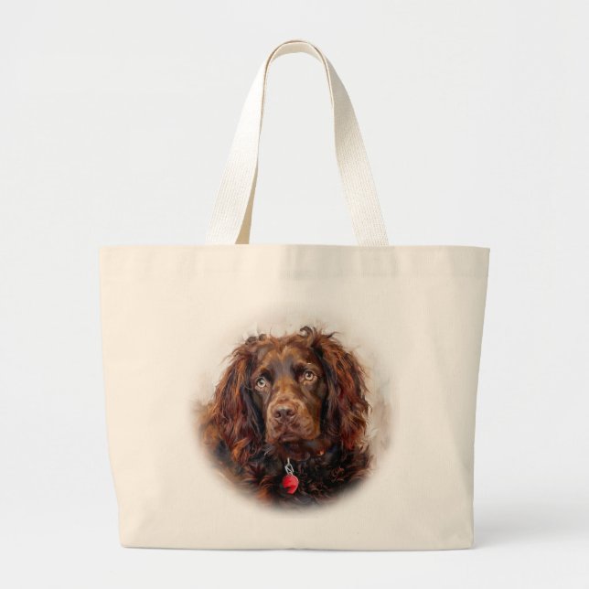 Boykin Spaniel Impressionist Art Tote Bag (Devant)