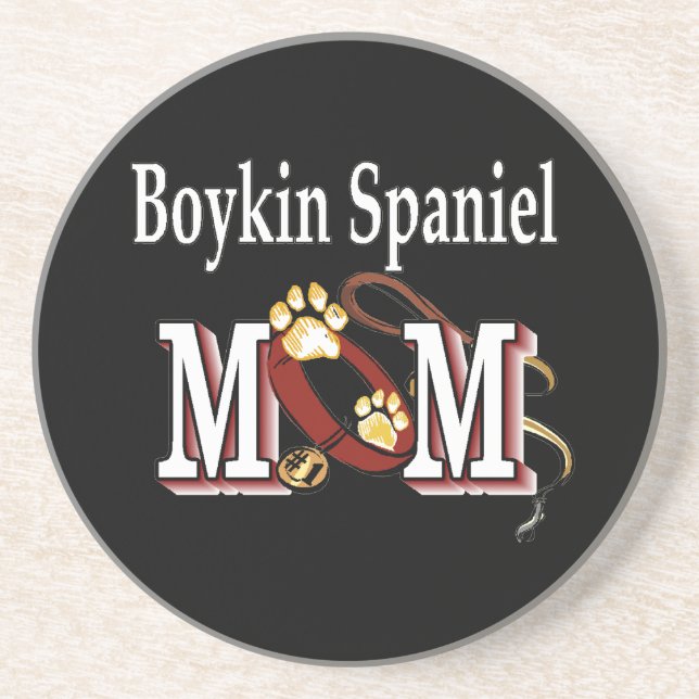 Boykin Spaniel Mom Coaster (Front)
