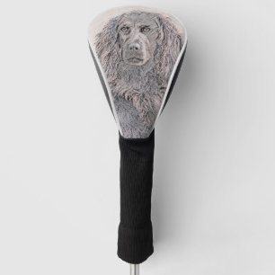 Boykin Spaniel Painting - Cute Original Dog Art Golf Head Cover