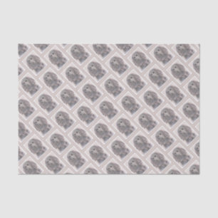 Boykin Spaniel Painting - Cute Original Dog Art Tissue Paper