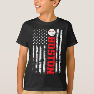 Boykin Spaniel Usa American Flag Dog Sungles 4th O T-Shirt