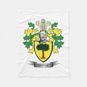 Boyle Coat of Arms Fleece Blanket