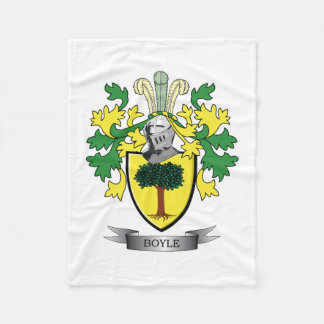 Boyle Coat of Arms Fleece Blanket
