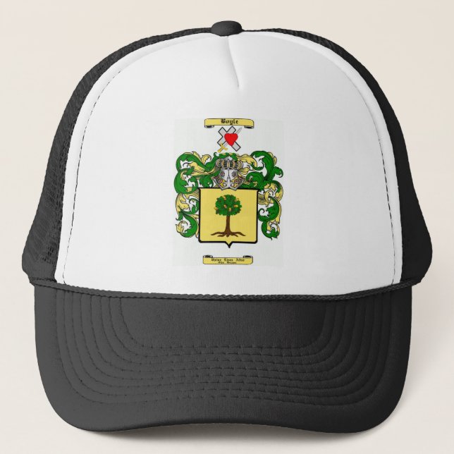 boyle (irish) trucker hat (Front)
