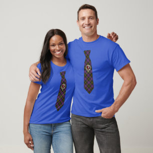 Boyle Scottish Clan Badge & Tartan Necktie T-Shirt