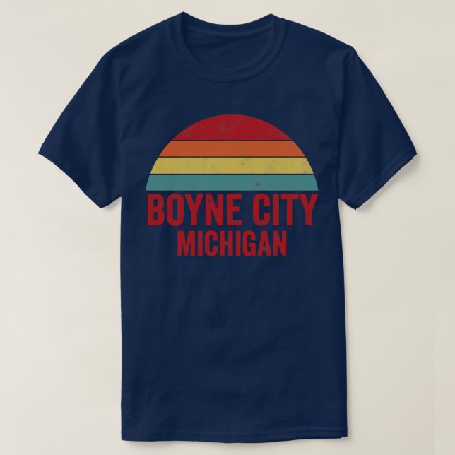 Boyne City Michigan T-Shirt (Design Front)
