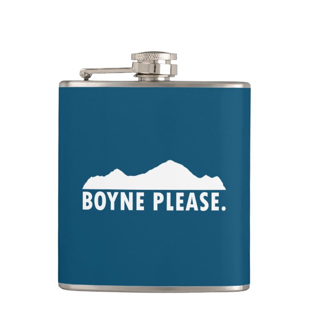 Boyne Please Hip Flask (Front)