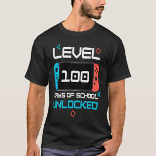 Boys 100 Days Of School Retro Gamer Video Games 10 T-Shirt