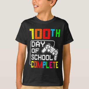 Boys 100th Day Of School Complete Video Game Stude T-Shirt