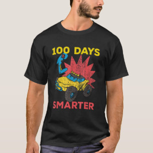 Boys 100th Day Of School Monster Truck 100 Smarter T-Shirt