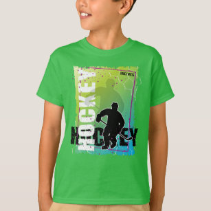 Boys Abstract Hockey Player T-Shirt
