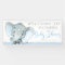 Boys Adorable Elephant Baby Shower Banners