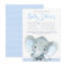 Boys Adorable Elephant Baby Shower Invitations