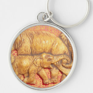 Boys and Girls Elephant Family Cool Matata Gift Keychain