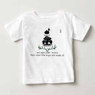 "...boys are made of..." Customizable Baby T-Shirt