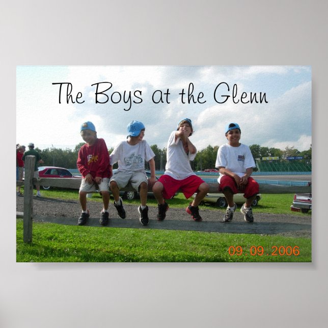 Boys at the Glenn Poster (Front)