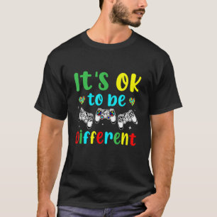 Boys Autism Game Autism Awareness Month Day Men K T-Shirt