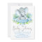 Boys Baby Elephant Baby Shower Invitations