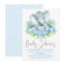 Boys Baby Elephant Baby Shower Invitations