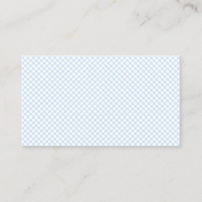 Boys Baptism Table Cards Place Cards (Front)