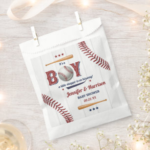Boys Baseball Baby Shower Favour Bag
