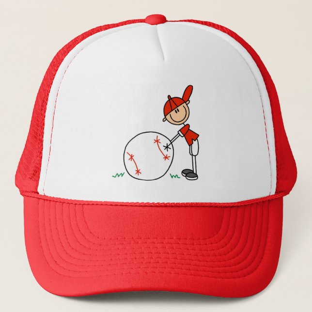 Boys Baseball Customize Trucker Hat (Front)