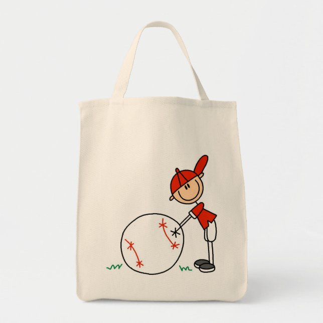 Boys Baseball Customize Tshirts and Gifts Tote Bag (Front)
