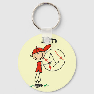 Boy's Baseball I'm 1 Tshirts and Gifts Keychain