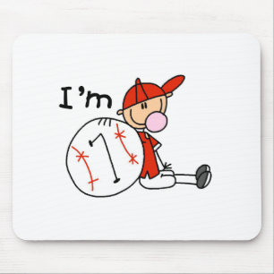 Boy's Baseball I'm 7 Mouse Pad