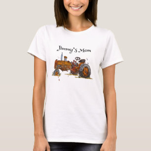 Boys birthday party with antique tractor design T-Shirt
