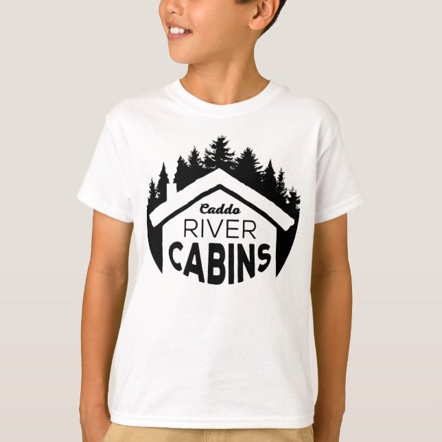 Boys Black Logo Shirt (Front)
