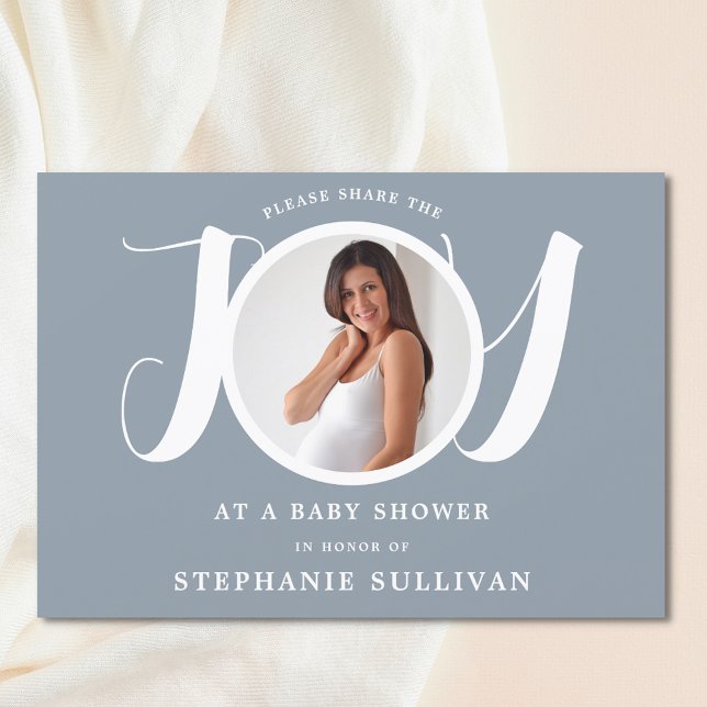 Boy's Blue Baby Shower  Invitation (Creator Uploaded)