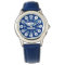 Boys blue white name wrist watch
