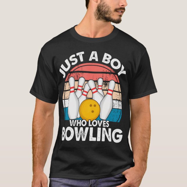Boys Bowling T-Shirt (Front)
