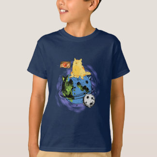 Boy's Cat in Orbit Tshirt 