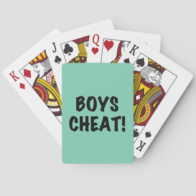 Boys Cheat Playing Cards (Back)