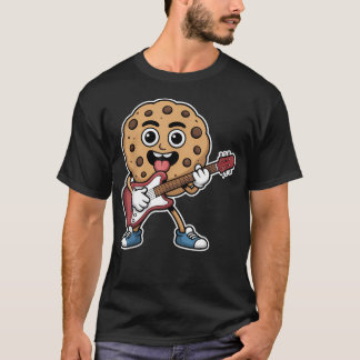 Boys Chocolate Chip Girls Funny Cookie Rock T-Shirt