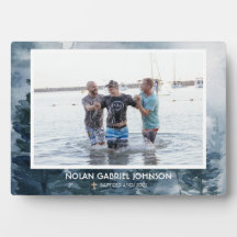 Boy's Christian Baptism Commemorative Gift Blue