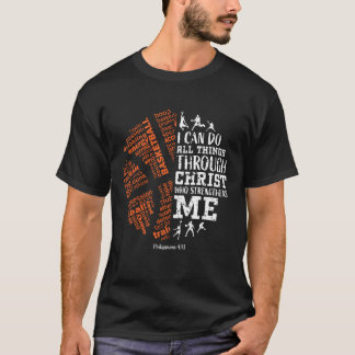 Boys Christian Basketball Bible Verses s Gifts T-Shirt