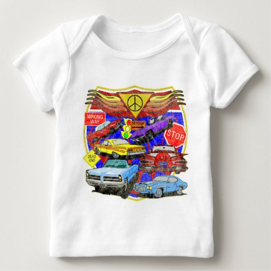 Boys Classic Cars Baby T-Shirt