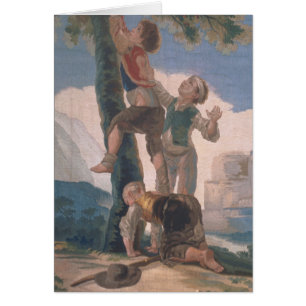Boys Climbing a Tree