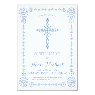 Boy Confirmation Invitations 5