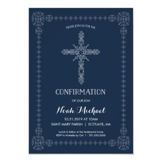 Boy Confirmation Invitations 6