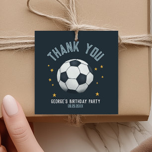 Boys Cool Sports Thank You Kids Birthday Favor Favour Tags
