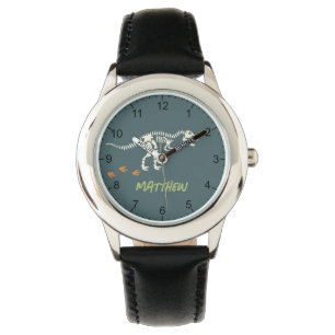 Boys Cool T-Rex Dinosaur Dig Kids Watch