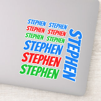 Boys Custom Name Vinyl Decals Personalized