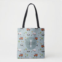 Boys Cute Blue Transport Pattern Kids