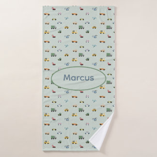 Boys Cute Transport Voiture Motif monogramme Enfan