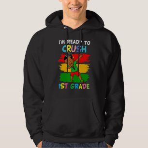 Boys Dabbing Back To School I'm Ready To Crush 1st Hoodie