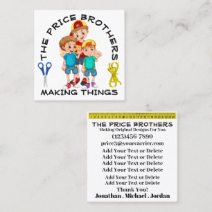 Boys Designers Carte de visite